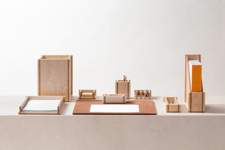 Carré Marble Desk Set | Giobagnara