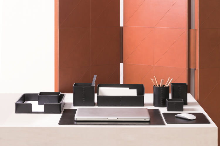 Todi Saddle Leather Desk Set | Rabitti 1969