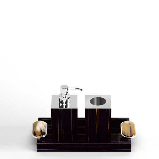 Glossy Ebony Bathroom Set | Arcahorn