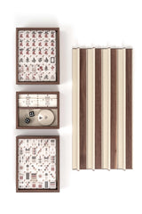 Leather-covered Mahjong Game Set