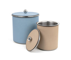 Axel Leather-Covered Steel Ice Bucket Big