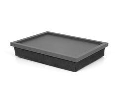 Teseo Leather Bed Tray With Suede Cushion Big