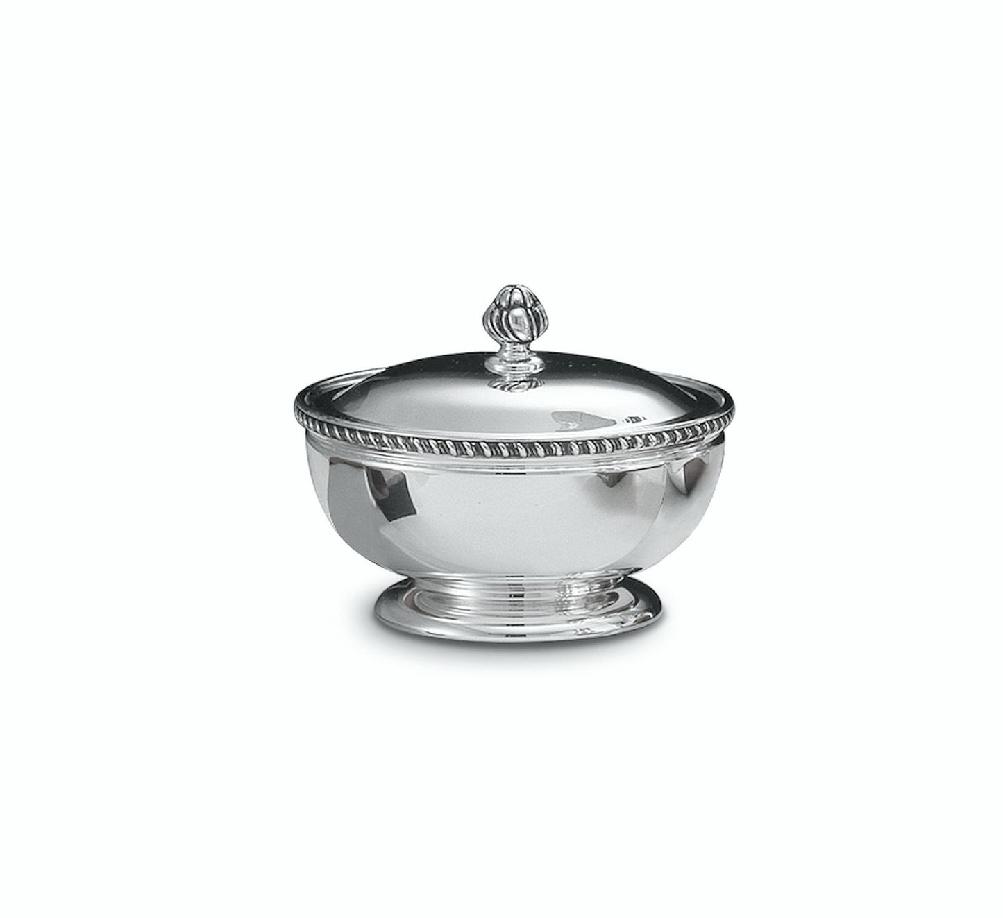 Zanetto Regina Anna | Sugar Basin: Silver-plated metal with smooth & shiny finish, ideal for serving sugar elegantly | Tableware & Serveware / Sugar Basins | 2Jour Concierge, your luxury lifestyle shop