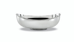 Regina Anna Gold-Plated Oval Fruit Bowl Centrepiece