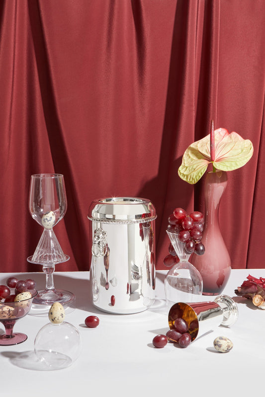 Regina Anna Silver-Plated Glacette