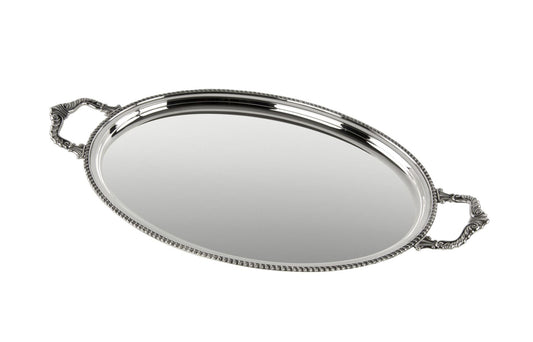 Plateau de service Regina Anna plaqué argent
