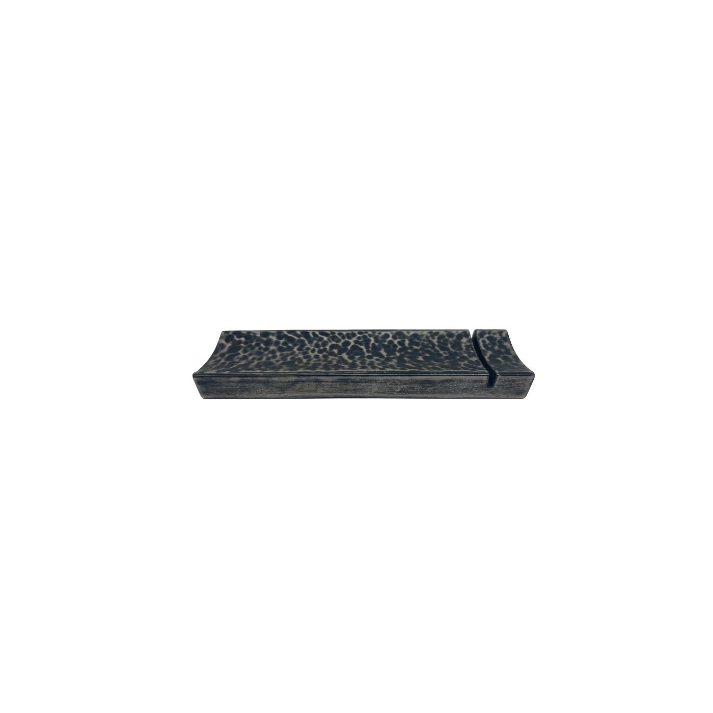 Zanetto New York Bronze Noir Cutlery Rest with Tartaruga Texture and Matte Finish | Cutlery Rest: Bronze Noir rest with Tartaruga texture and matte finish, providing a refined perch for knives, forks and spoons | Tableware & Serveware / Table Accessories | 2Jour Concierge, your luxury lifestyle shop