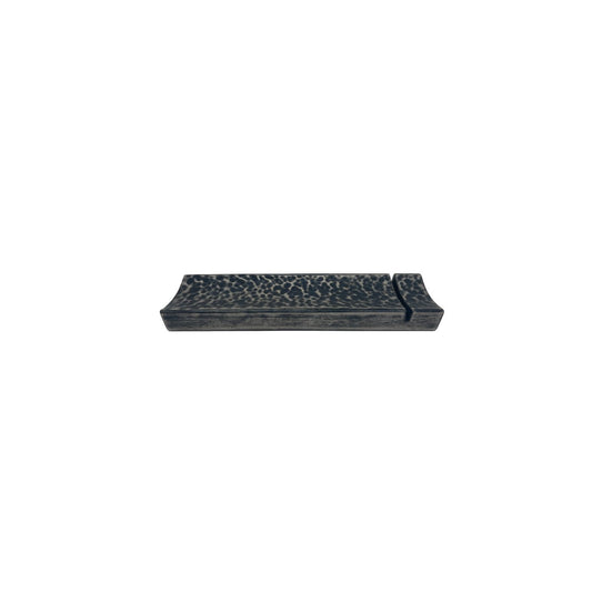 Zanetto New York Bronze Noir Cutlery Rest with Tartaruga Texture and Matte Finish | Cutlery Rest: Bronze Noir rest with Tartaruga texture and matte finish, providing a refined perch for knives, forks and spoons | Tableware & Serveware / Table Accessories | 2Jour Concierge, your luxury lifestyle shop