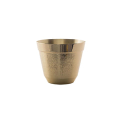 Coccio Shiny Brass Flowerpot