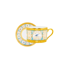 Bengalis Limoges Porcelain Tea Cup & Saucer