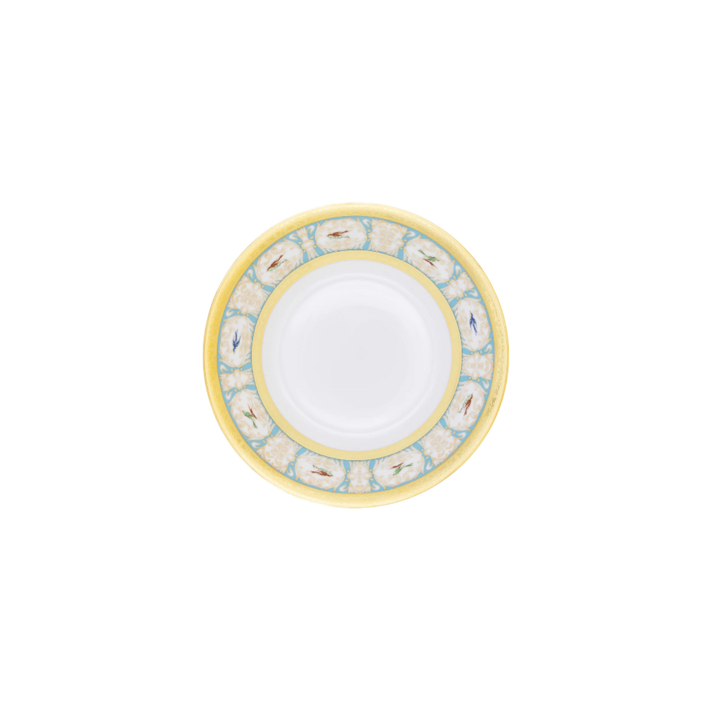 Robert Haviland & C. Parlon Bengalis | Cereal Bowl: Fine Limoges porcelain with bird and turquoise scroll motif and smooth, glazed finish, ideal for breakfast cereals, fruits, or light meals | Tableware & Serveware / Bowls | 2Jour Concierge, your luxury lifestyle shop