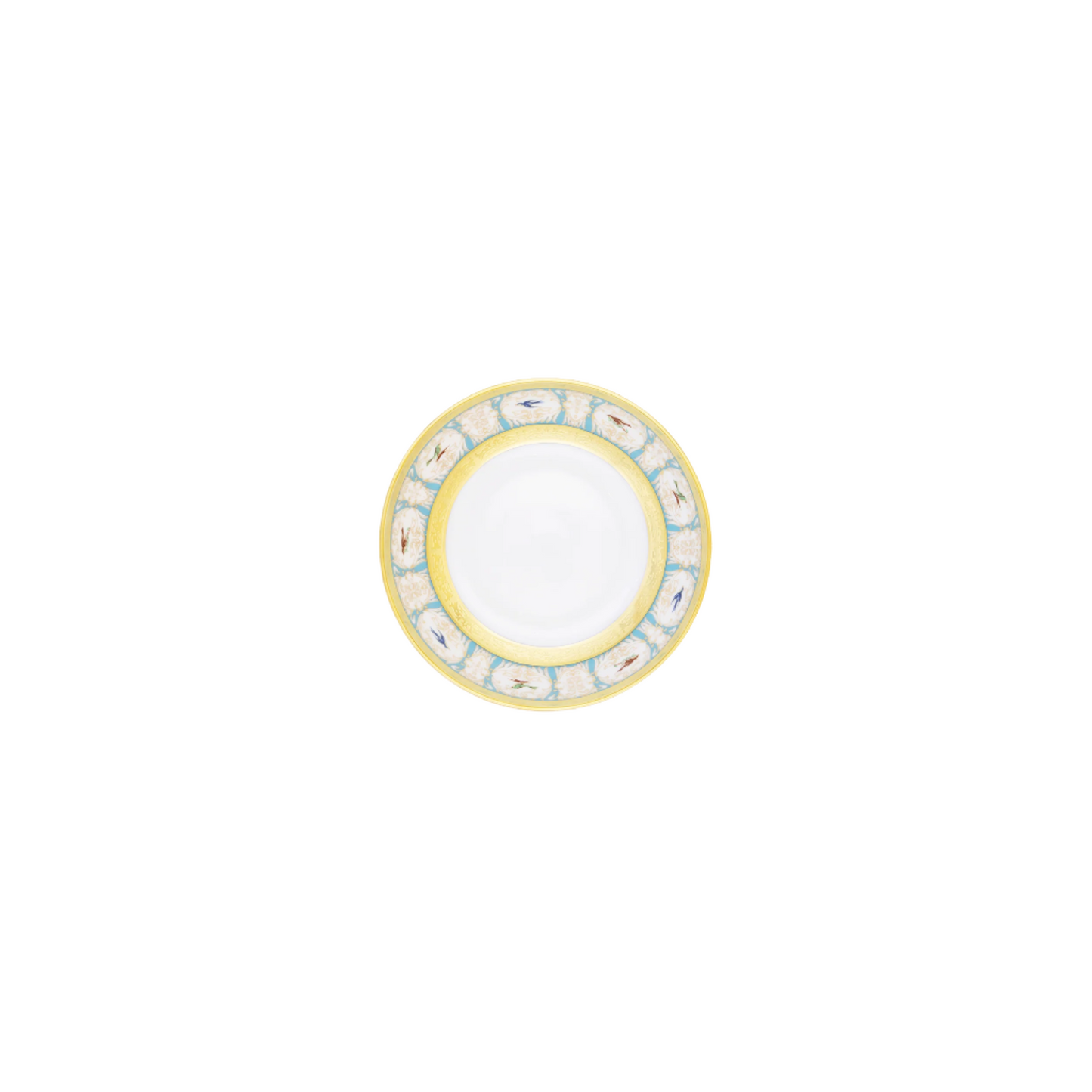 Robert Haviland & C. Parlon Bengalis | Caux Bowl: Fine Limoges porcelain with bird and turquoise scroll motif and smooth, glazed finish, ideal for refined side servings or small composed dishes | Tableware & Serveware / Bowls | 2Jour Concierge, your luxury lifestyle shop