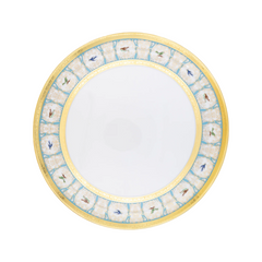 Bengalis Limoges Porcelain Round Flat Tart Dish
