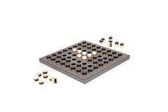 Wood and Leather Reversi Board Game