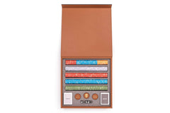 Leather-Covered Poker Set