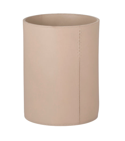 Rabitti 1969 Orvieto Saddle Leather Wastepaper Bin | Crafted from luxurious saddle leather | Elegant and timeless design | Adds sophistication to any room | Discover more exquisite pieces at 2Jour Concierge