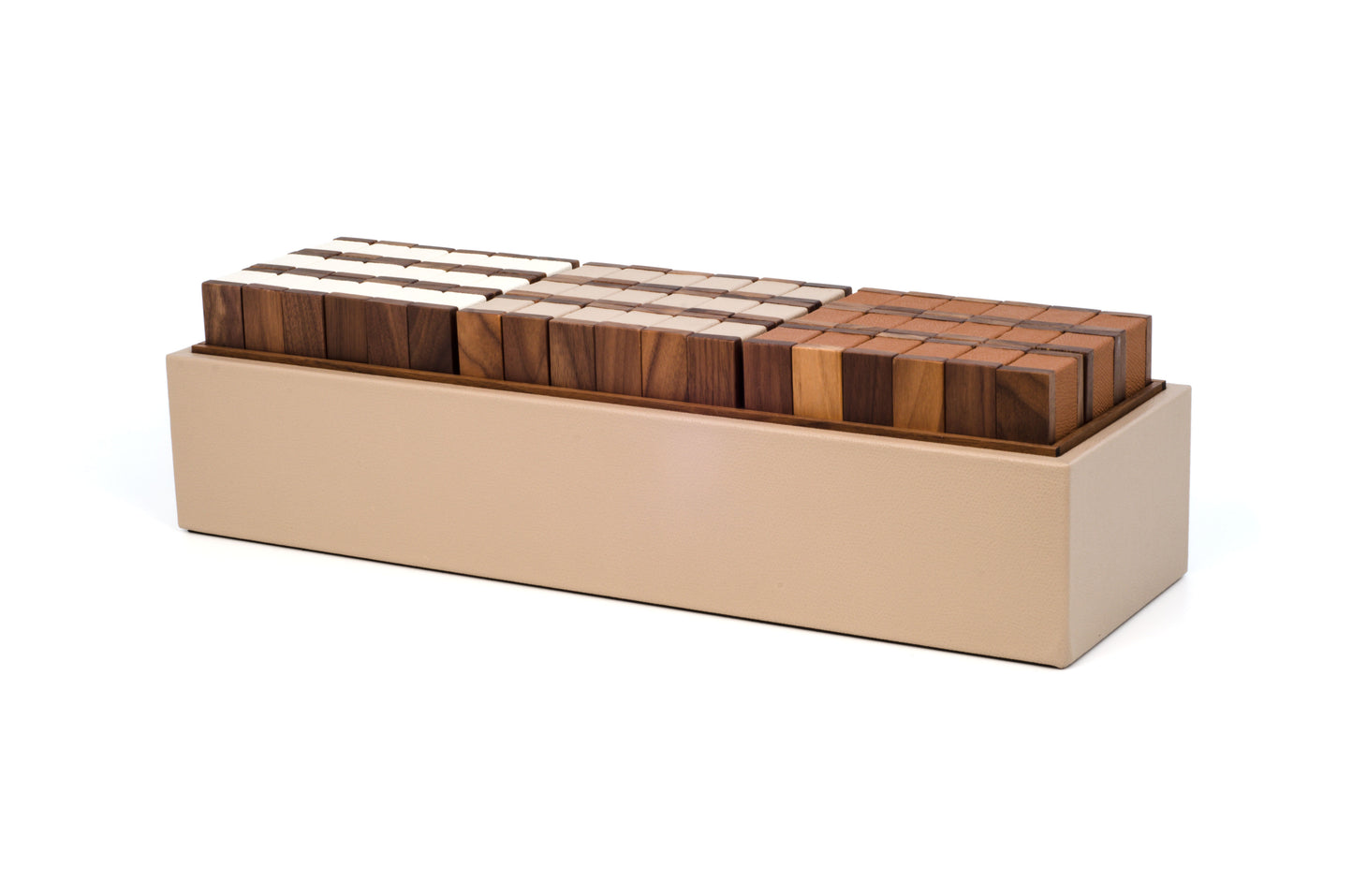 Pinetti Wood and Leather Pisa Tower Board Game Box | Elegant Combination of Wood and Leather | Perfect for Storing Board Games | Adds a Touch of Luxury to Your Gaming Experience | Explore a Range of Luxury Home Accessories at 2Jour Concierge, #1 luxury high-end gift & lifestyle shop