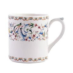 Toscana Earthenware Mug XL with Renaissance Floral Motif