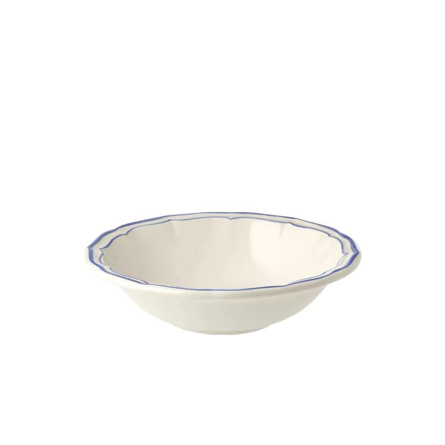 Gien Les Filets | Cereal Bowl: Fine earthenware with hand-painted rim and smooth, glazed finish, ideal for breakfast, fruit, or light fare | Tableware & Serveware / Bowls & Cereal Bowls | 2Jour Concierge, your luxury lifestyle shop