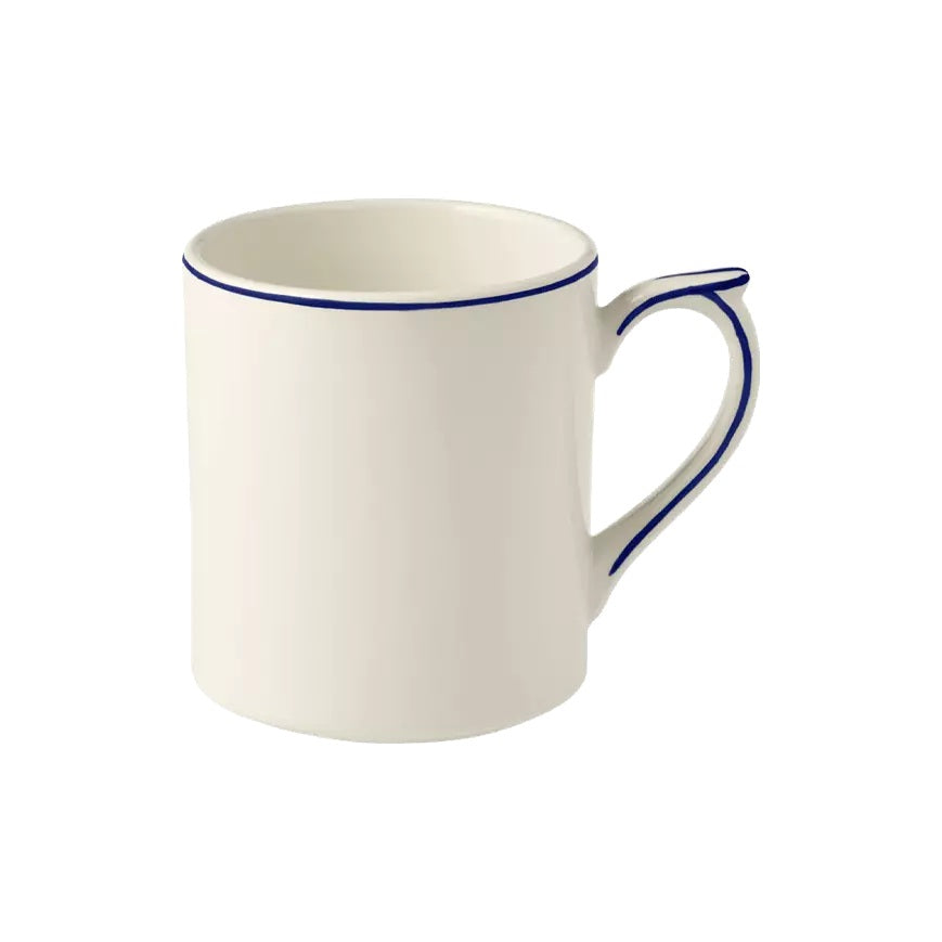 Gien Les Filets | Mug: Fine earthenware with hand-painted rim and smooth, glazed finish, ideal for enjoying tea, coffee, or hot chocolate | Tableware & Serveware / Cups & Mugs | 2Jour Concierge, your luxury lifestyle shop