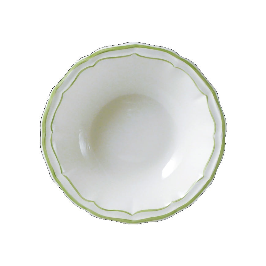 Gien Les Filets | Cereal Bowl: Fine earthenware with hand-painted rim and smooth, glazed finish, ideal for breakfast, fruit, or light fare | Tableware & Serveware / Bowls & Cereal Bowls | 2Jour Concierge, your luxury lifestyle shop