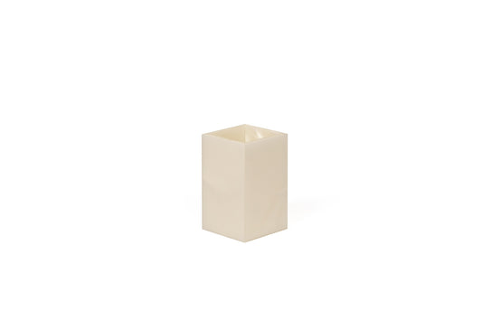Pinetti Bea toothbrush holder | Part of the Bea bathroom set | Made in resin, available in cream, taupe, coffee, and light grey | Chrome or gold finish | A refined holder for toothbrushes, adding sophistication to your space | Bathroom accessories | 2Jour Concierge, your luxury lifestyle shop