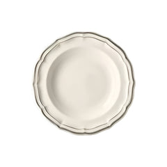 Les Filets Earthenware Rim Soup Plate with Hand-Painted Rim