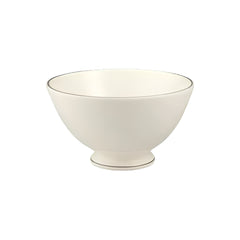 Les Filets Earthenware Large Bowl with Hand-Painted Rim