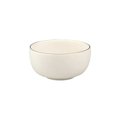Les Filets Earthenware Cocktail Bowl with Hand-Painted Rim