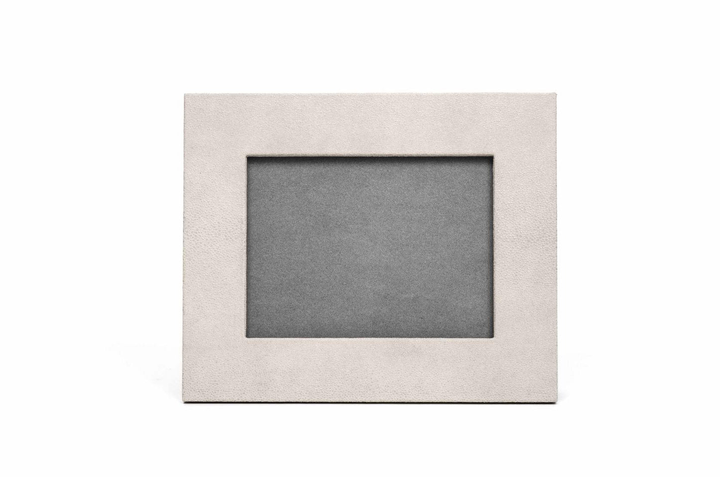 Picture Frame: Leather-Covered with Magnetic Back Opening