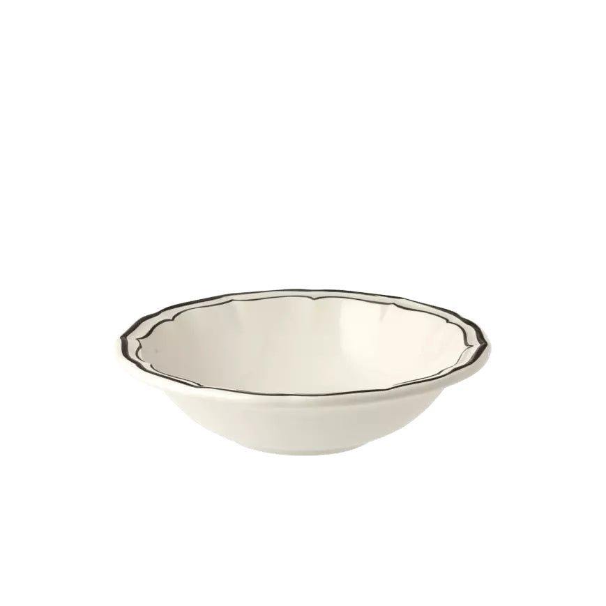 Gien Les Filets | Cereal Bowl: Fine earthenware with hand-painted rim and smooth, glazed finish, ideal for breakfast, fruit, or light fare | Tableware & Serveware / Bowls & Cereal Bowls | 2Jour Concierge, your luxury lifestyle shop