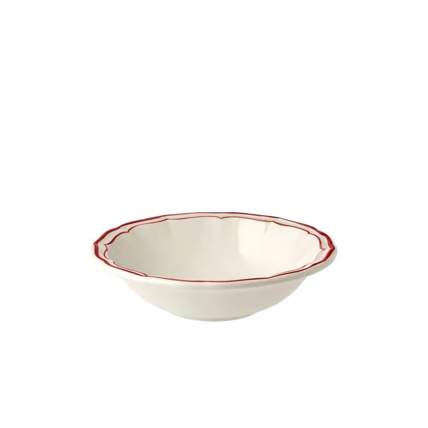 Gien Les Filets | Cereal Bowl: Fine earthenware with hand-painted rim and smooth, glazed finish, ideal for breakfast, fruit, or light fare | Tableware & Serveware / Bowls & Cereal Bowls | 2Jour Concierge, your luxury lifestyle shop