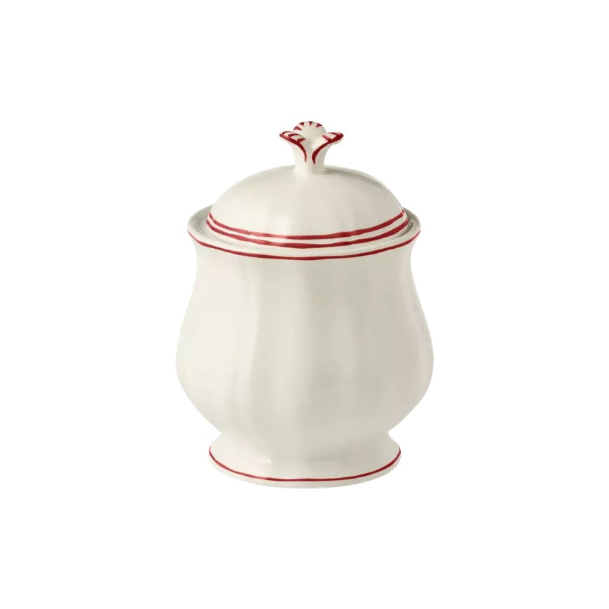 Gien Les Filets | Creamer: Fine earthenware with hand-painted rim and smooth, glazed finish, ideal for milk or cream at your tea or coffee setting | Tableware & Serveware / Creamers & Pitchers | 2Jour Concierge, your luxury lifestyle shop