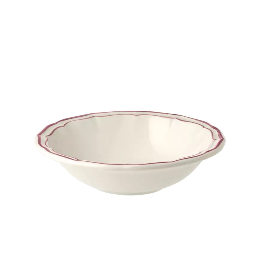 Gien Les Filets | Cereal Bowl: Fine earthenware with hand-painted rim and smooth, glazed finish, ideal for breakfast, fruit, or light fare | Tableware & Serveware / Bowls & Cereal Bowls | 2Jour Concierge, your luxury lifestyle shop
