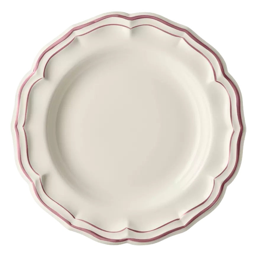 Gien Les Filets | Deep Round Dish: Fine earthenware with hand-painted rim and smooth, glazed finish, ideal for generous salads, pasta, or shared mains | Tableware & Serveware / Serving Dishes & Platters | 2Jour Concierge, your luxury lifestyle shop