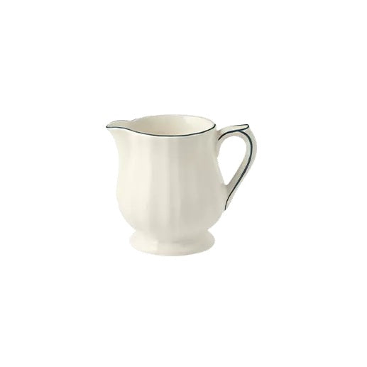 Gien Les Filets | Creamer: Fine earthenware with hand-painted rim and smooth, glazed finish, ideal for milk or cream at your tea or coffee setting | Tableware & Serveware / Creamers & Pitchers | 2Jour Concierge, your luxury lifestyle shop