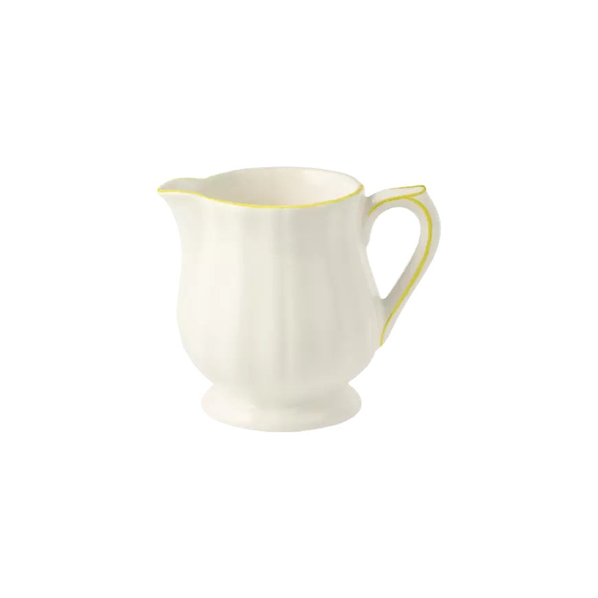 Gien Les Filets | Creamer: Fine earthenware with hand-painted rim and smooth, glazed finish, ideal for milk or cream at your tea or coffee setting | Tableware & Serveware / Creamers & Pitchers | 2Jour Concierge, your luxury lifestyle shop