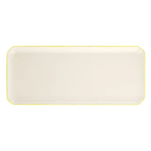 Gien Les Filets | Oblong Serving Tray: Fine earthenware with hand-painted rim and smooth, glazed finish, ideal for presenting appetizers or finger foods | Tableware & Serveware / Serving Dishes & Platters | 2Jour Concierge, your luxury lifestyle shop