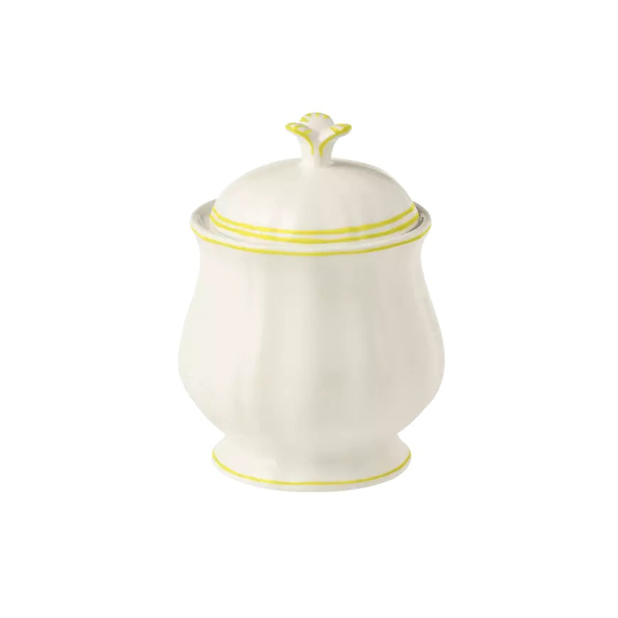Gien Les Filets | Creamer: Fine earthenware with hand-painted rim and smooth, glazed finish, ideal for milk or cream at your tea or coffee setting | Tableware & Serveware / Creamers & Pitchers | 2Jour Concierge, your luxury lifestyle shop
