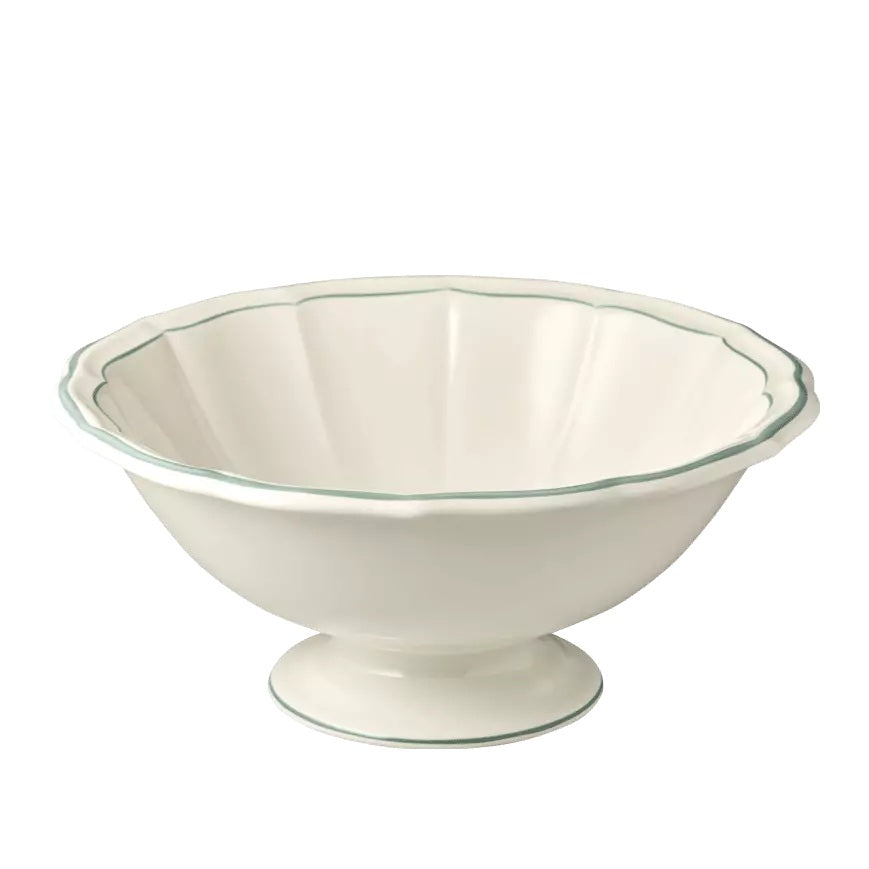 Gien Les Filets | Open Vegetable Bowl: Fine earthenware with hand-painted rim and smooth, glazed finish, ideal for serving vegetables, sides, or salads | Tableware & Serveware / Serving Bowls | 2Jour Concierge, your luxury lifestyle shop