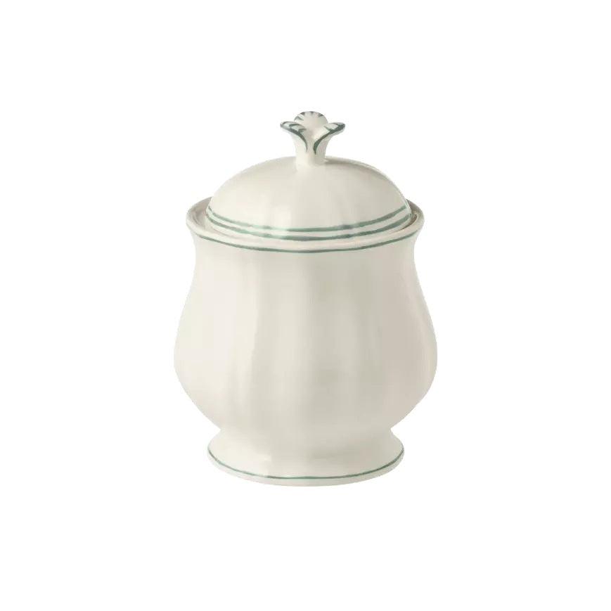 Gien Les Filets | Creamer: Fine earthenware with hand-painted rim and smooth, glazed finish, ideal for milk or cream at your tea or coffee setting | Tableware & Serveware / Creamers & Pitchers | 2Jour Concierge, your luxury lifestyle shop