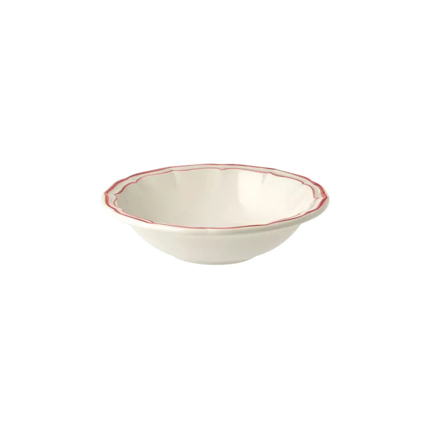 Gien Les Filets | Cereal Bowl: Fine earthenware with hand-painted rim and smooth, glazed finish, ideal for breakfast, fruit, or light fare | Tableware & Serveware / Bowls & Cereal Bowls | 2Jour Concierge, your luxury lifestyle shop