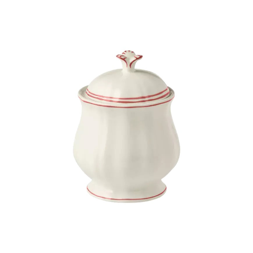 Gien Les Filets | Creamer: Fine earthenware with hand-painted rim and smooth, glazed finish, ideal for milk or cream at your tea or coffee setting | Tableware & Serveware / Creamers & Pitchers | 2Jour Concierge, your luxury lifestyle shop