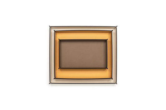 Pinetti Leslie Leather Rigid Trinket Tray With Sewing Closing | Trinket trays made entirely of leather | Rigid structure with sewing closing | Explore Luxury Lifestyle Accessories at 2Jour Concierge, #1 luxury high-end gift & lifestyle shop