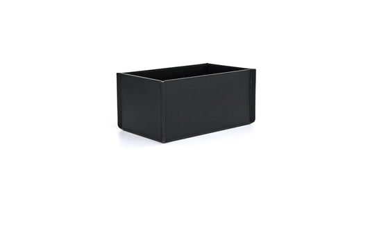 Rectngular Leslie Washcloth Holder by Pinetti | Made of leather with a rigid structure and sewing closure | Home Decor and Accessories | 2Jour Concierge, your luxury lifestyle shop