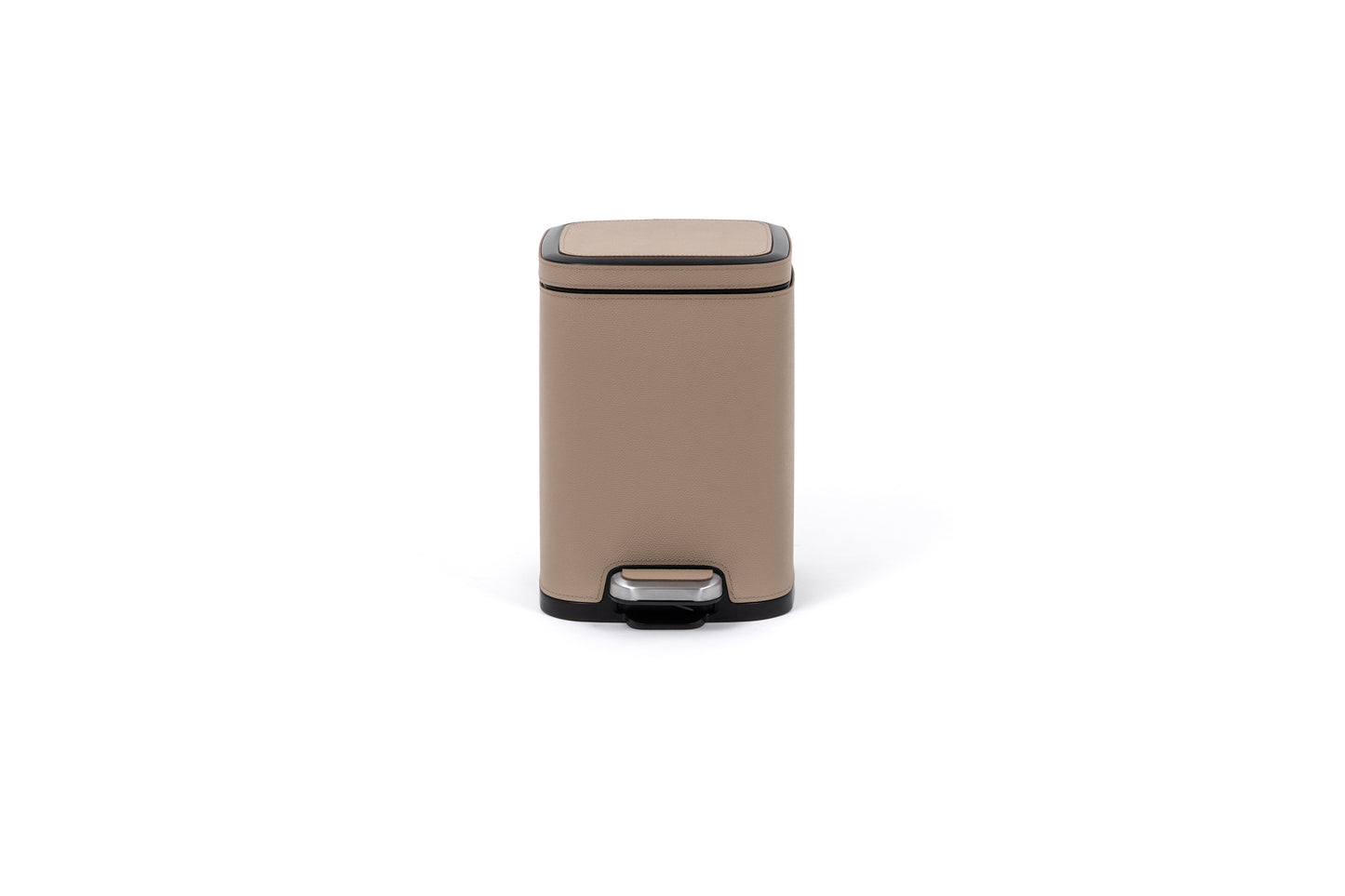 Pinetti | Pedal Bin: Leather-covered metal with soft-close lid and removable inner compartments, available in multiple capacities from 4 to 60 liters, ideal for elevated waste storage with seamless functionality | Home Accessories / Waste Bins | 2Jour Concierge, your luxury lifestyle shop
