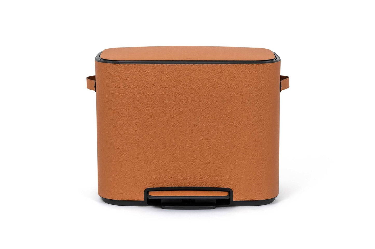 Pinetti | Pedal Bin: Leather-covered metal with soft-close lid and removable inner compartments, available in multiple capacities from 4 to 60 liters, ideal for elevated waste storage with seamless functionality | Home Accessories / Waste Bins | 2Jour Concierge, your luxury lifestyle shop