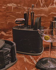 x Kelly Wearstler Maris Bar Accessories Set with Marble Structure
