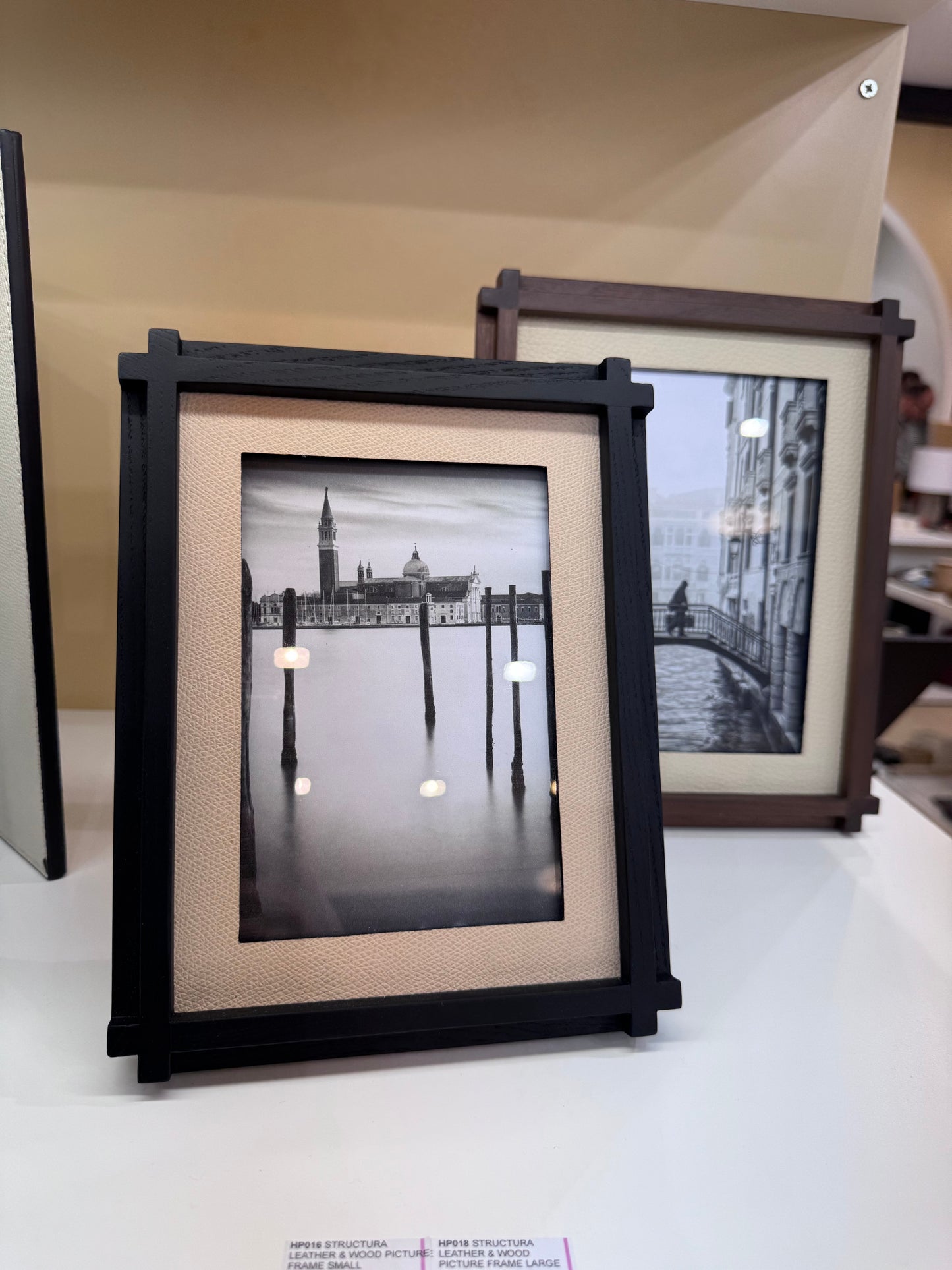 Structura Leather & Wood Picture Frame L