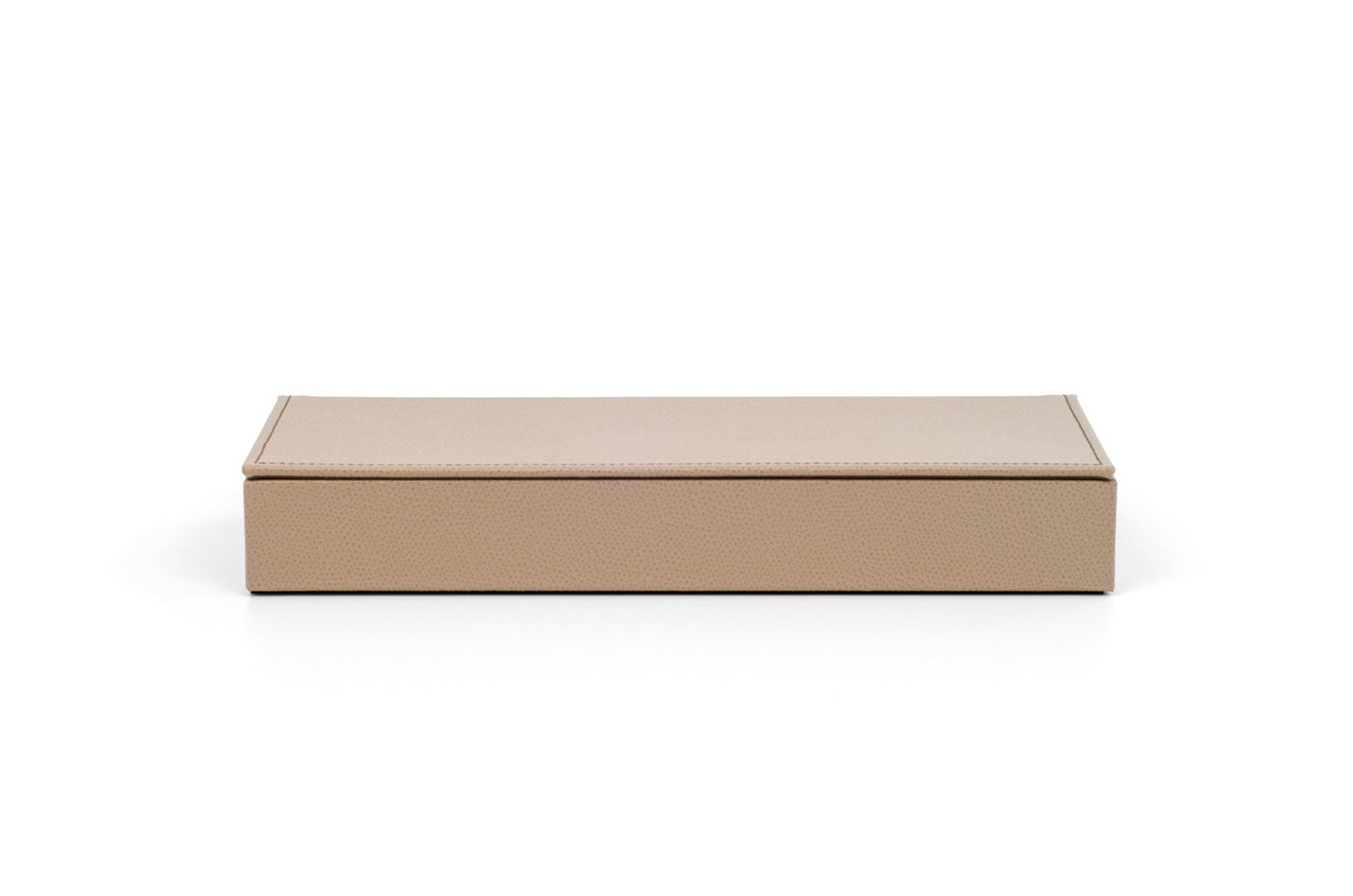 Pinetti Firenze Rectangular Leather-Covered Wood Trinket Box | Big rectangular trinket box with lid | Wood structure covered in leather | Explore Luxury Lifestyle Accessories at 2Jour Concierge, #1 luxury high-end gift & lifestyle shop